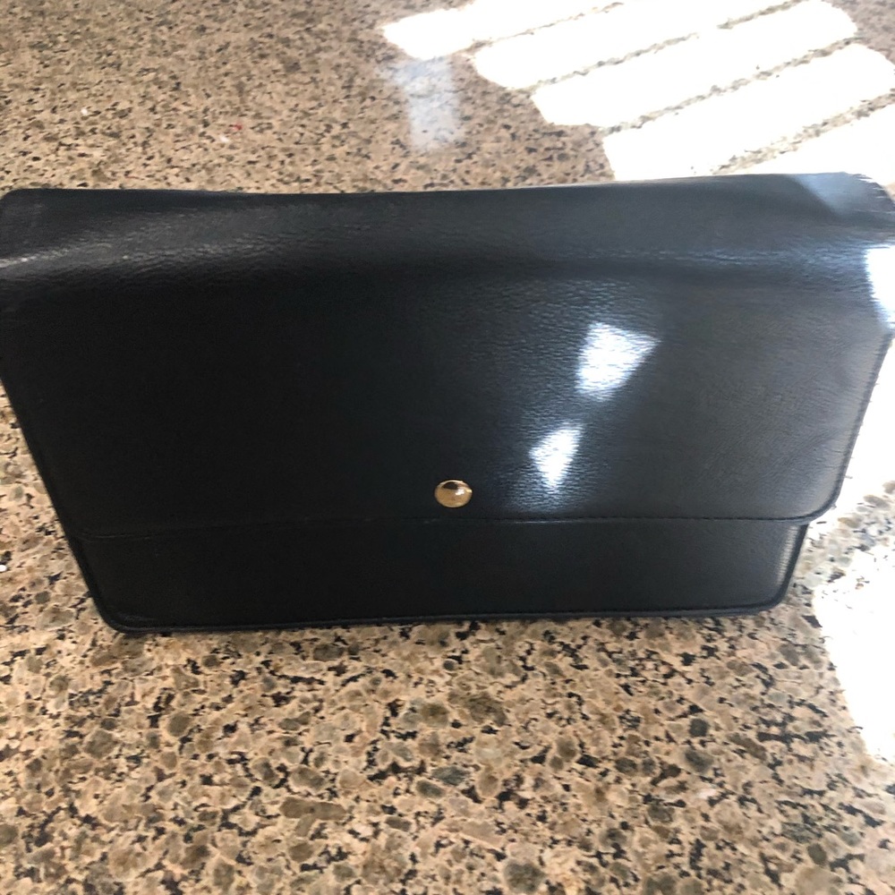 Black crossbody/ clutch purse